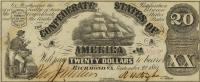 Gallery image for Confederate States of America p31a: 20 Dollars